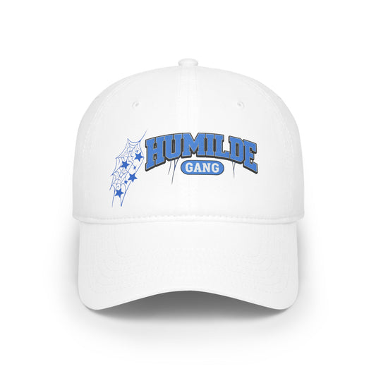 Humilde Gang Low Profile Baseball Cap — Blue Script Logo Dad Hat